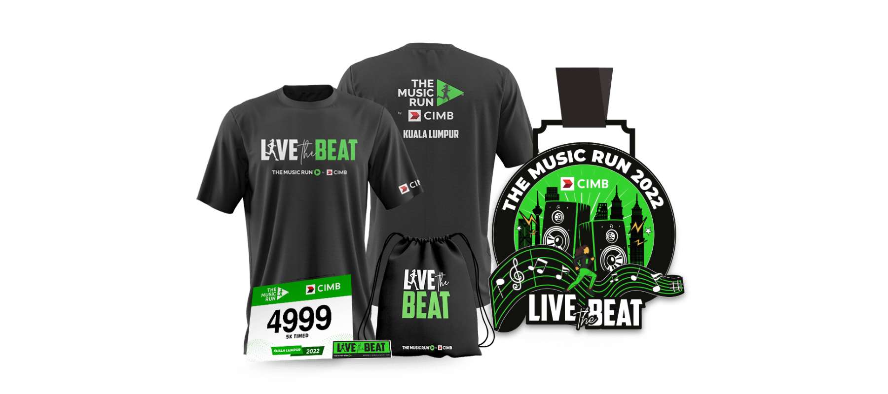 Run Pack Collection The Music Run By CIMB
